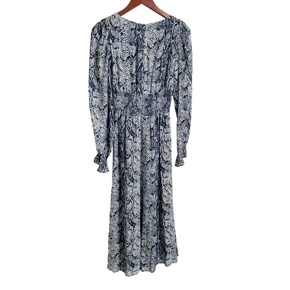 Reformation Aries Maxi Dress XS Blue New - Picture 5 of 9